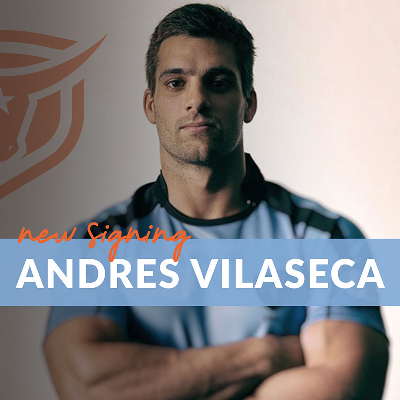 Uruguayan International, Andres Vilaseca joins the team