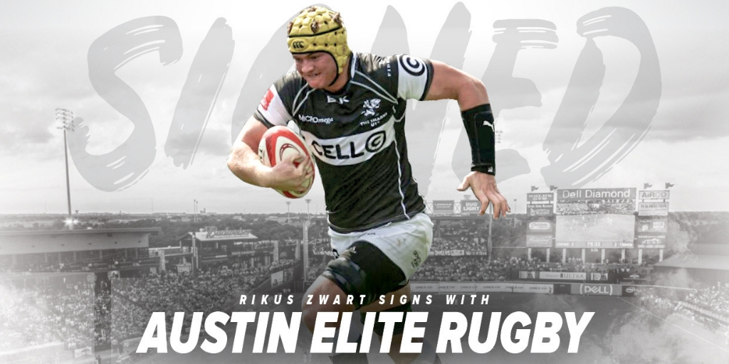 Cell C Sharks Back-Rower Rikus Zwart signs with Austin Elite Rugby