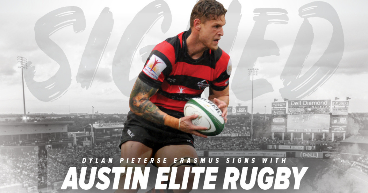 Austin Elite Rugby is excited to announce the signing of Backrower, Dylan Pieterse