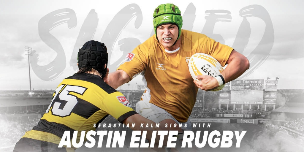 Sebastian Kalm Commits to Austin Elite Rugby for the 2019 Major League Rugby Season