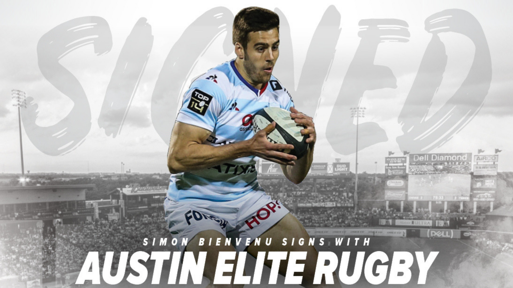 Austin Elite Rugby Signs French Center, Simon Bienvenu from Racing 92