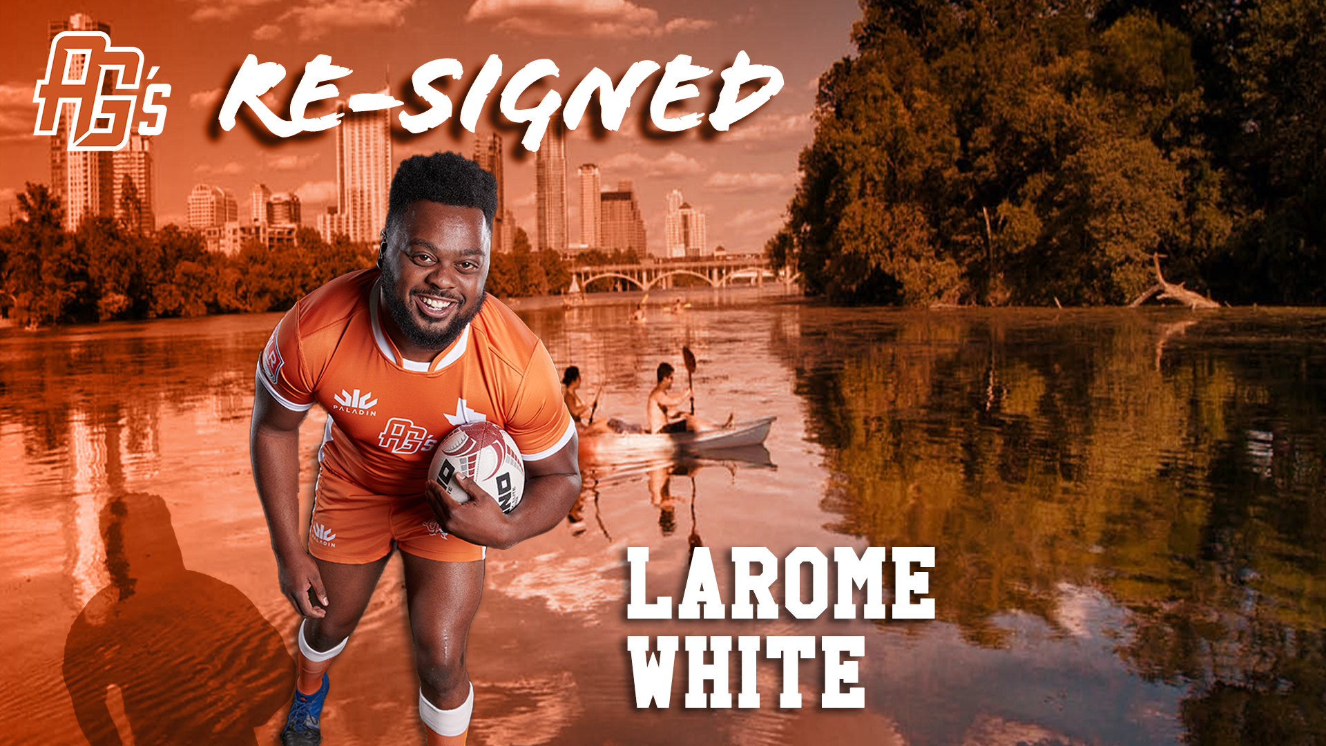 AG’s RE-SIGN PROP LAROME WHITE