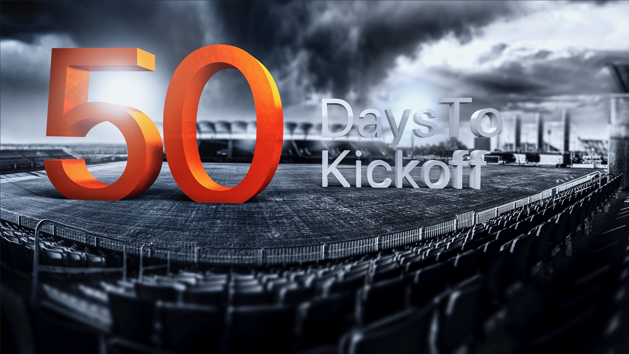 Just 50 Days To Kickoff!