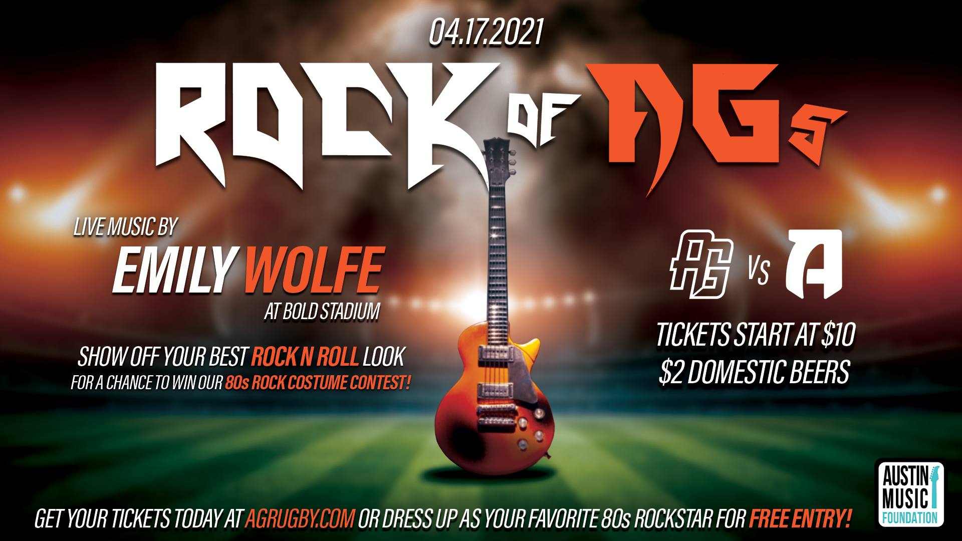 ‘Rock of AGs’ This Saturday Night!