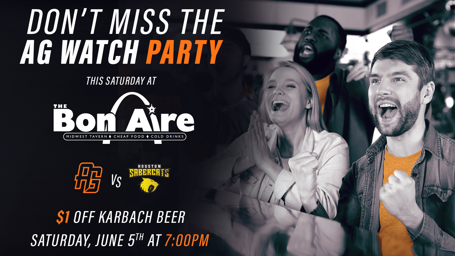 AG Watch Party This Saturday at The Bon Aire