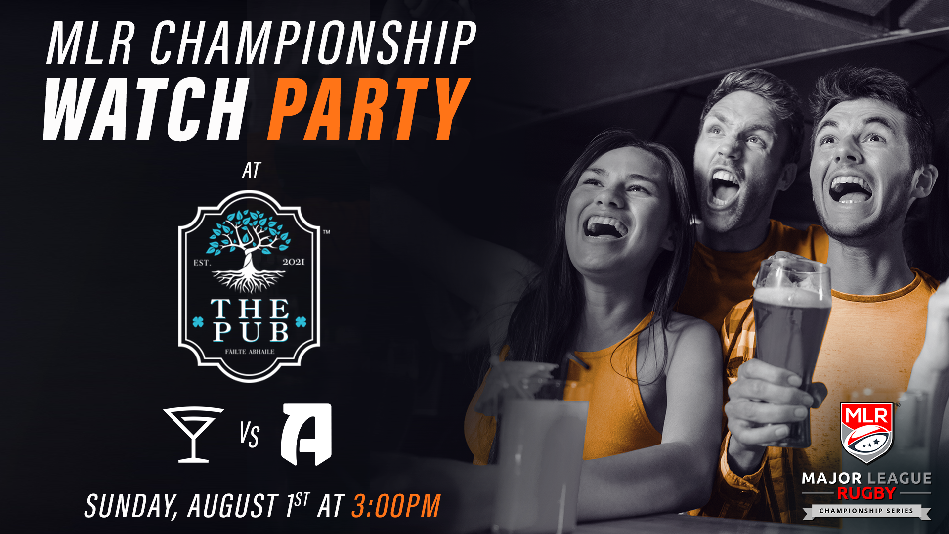 Come Out To The MLR Championship Watch Party At The Pub!